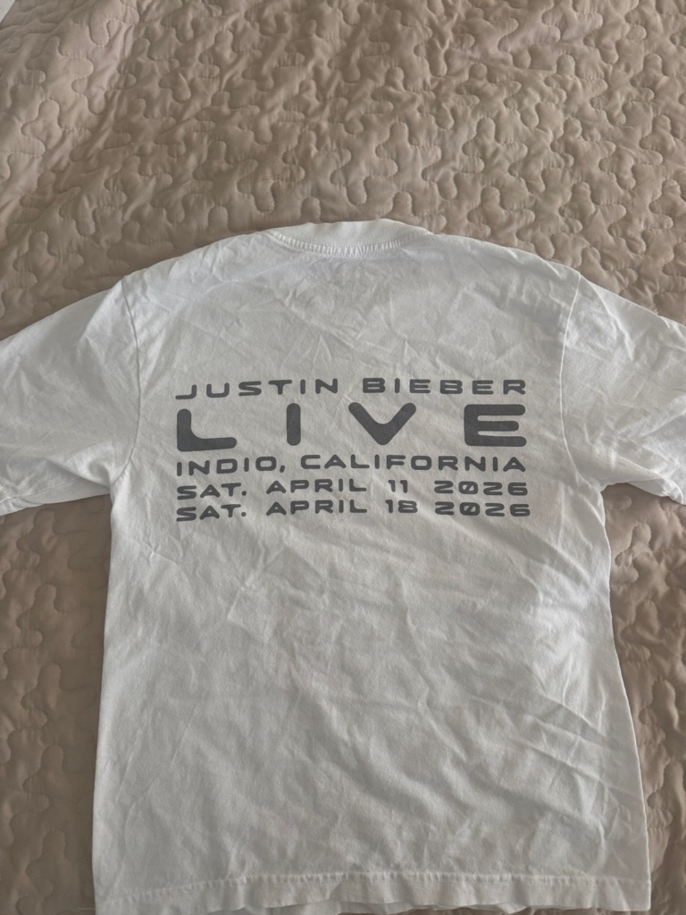 Justin Bieber SKYLRK Coachella T-Shirt
